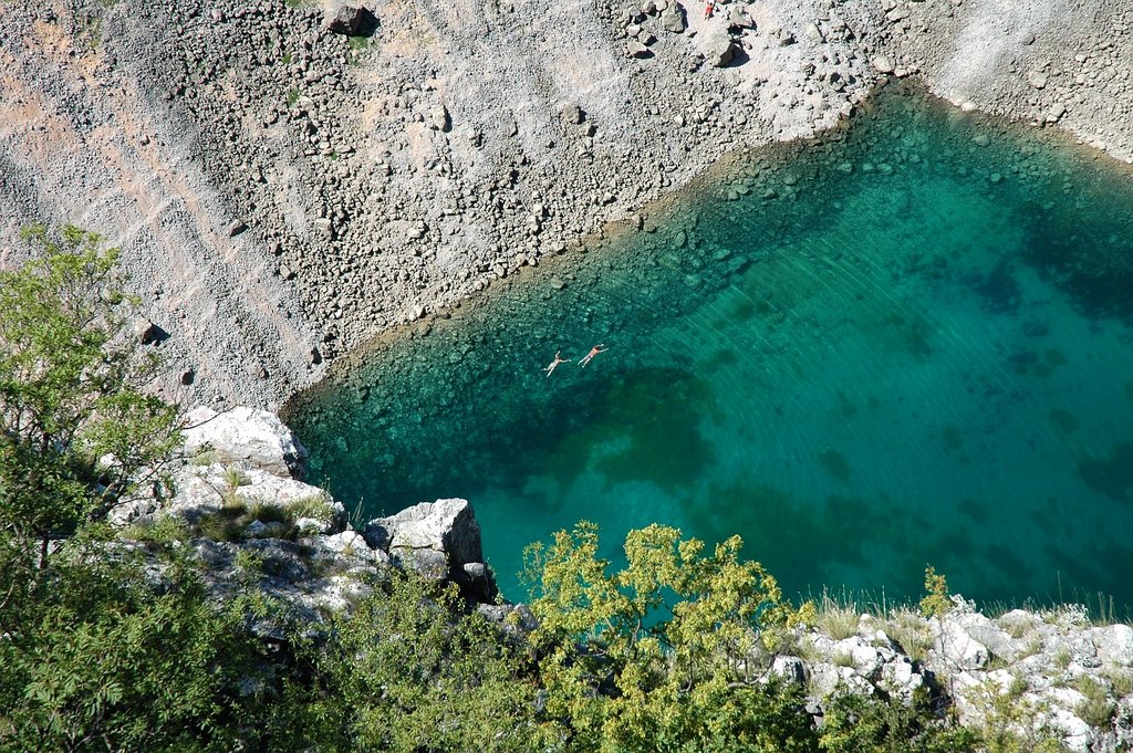 Croatia, Imotski - Blue Lake (Modro Jezero) by RomanV