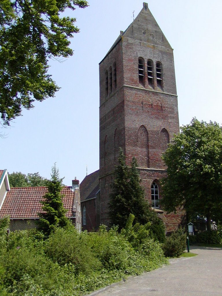 Kerk in Wyckel by A. Blaauw