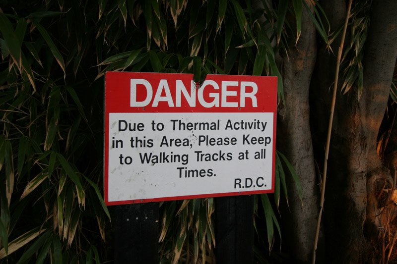 Stay on the trail! Geothermal activity around Rotorua, NZ by tblackburn