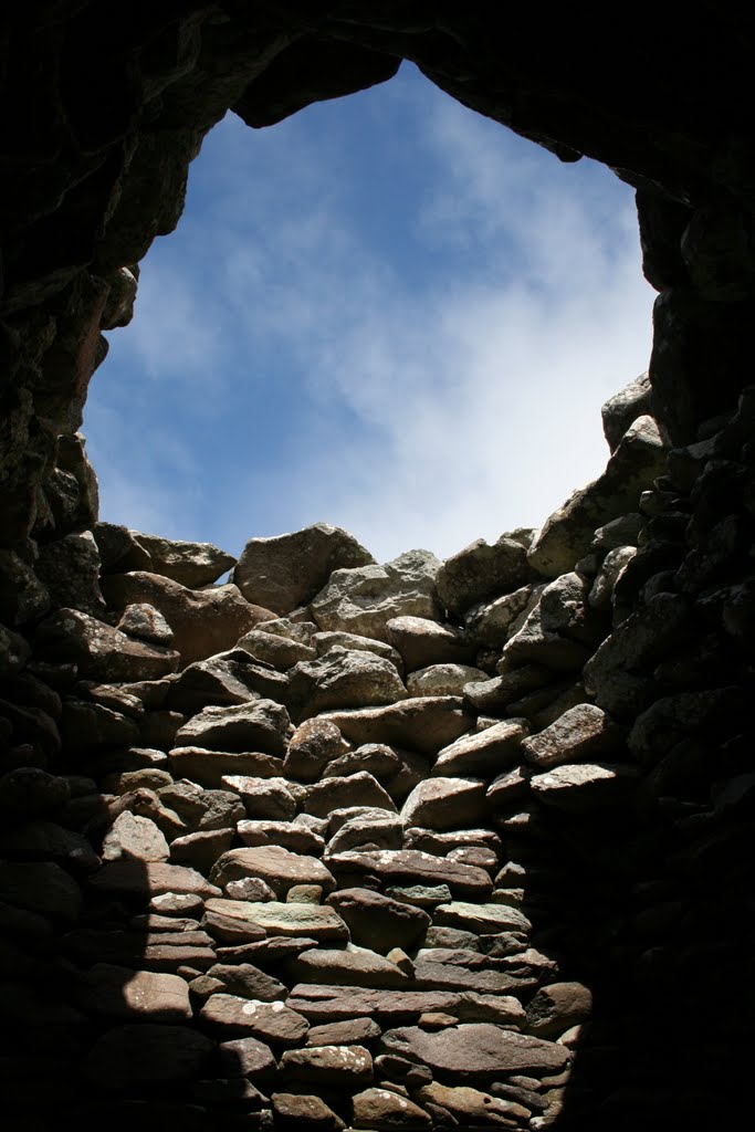 From inside the beehive...(is this what bees see?) by Clive on Beara