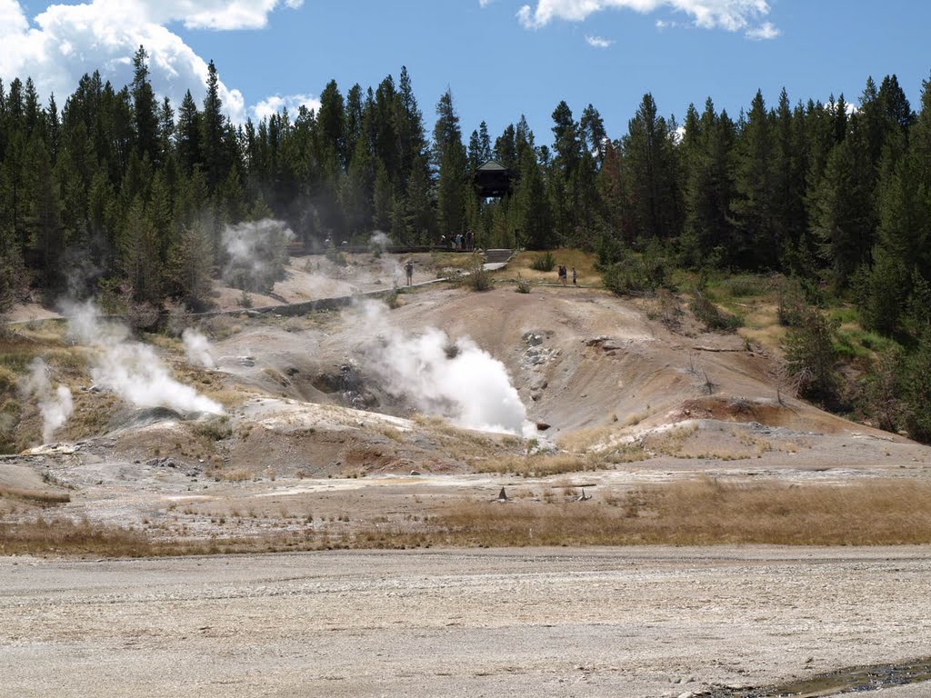 Geyser Field, Yellowstone by R. Sieben