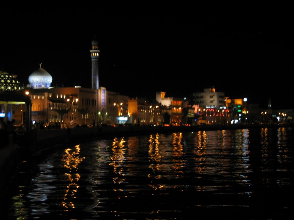 Harbour by Night Muscat by chris-zi