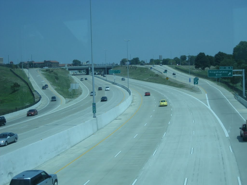 I 64 under pedestrian bridge by Adam Shipley