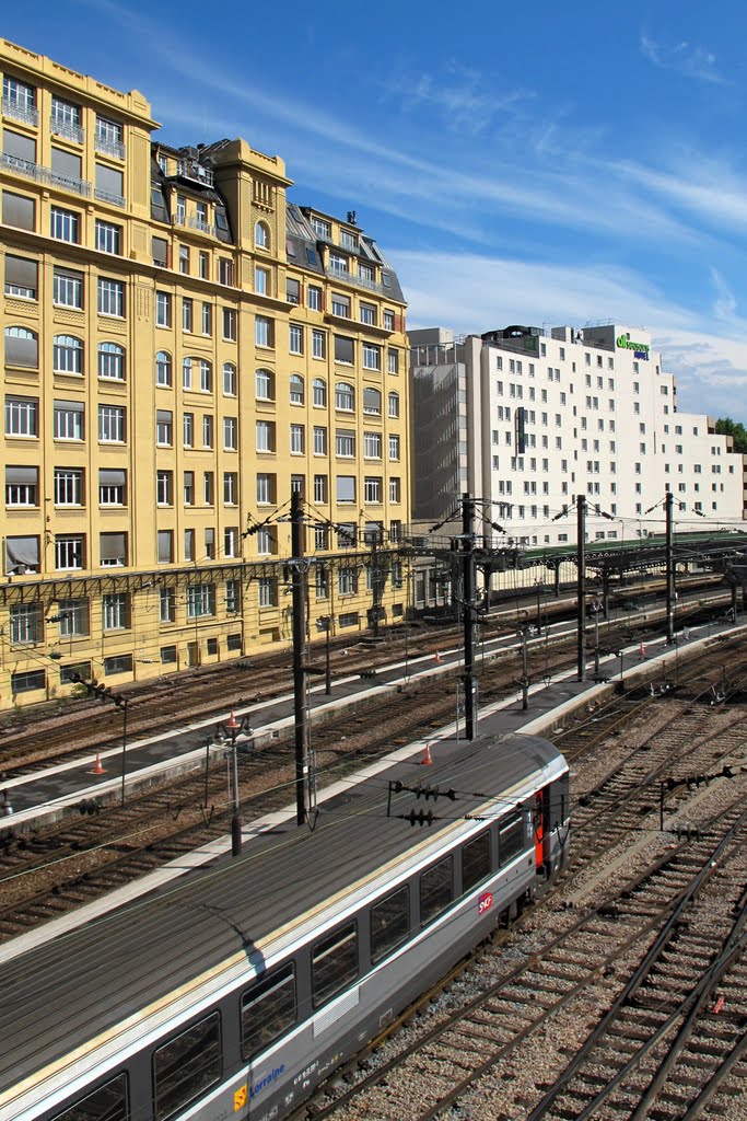 Les voies de la gare de l'Est by fvexler