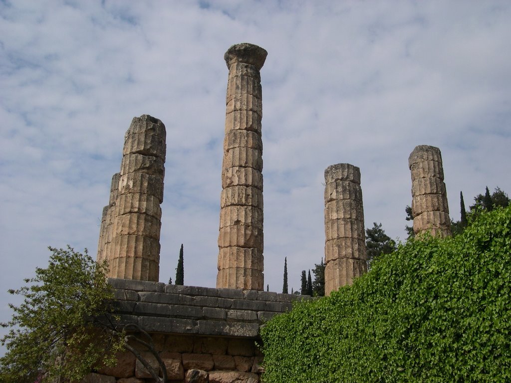 Temple of Apollon in Delphi by Mimmo Feminò