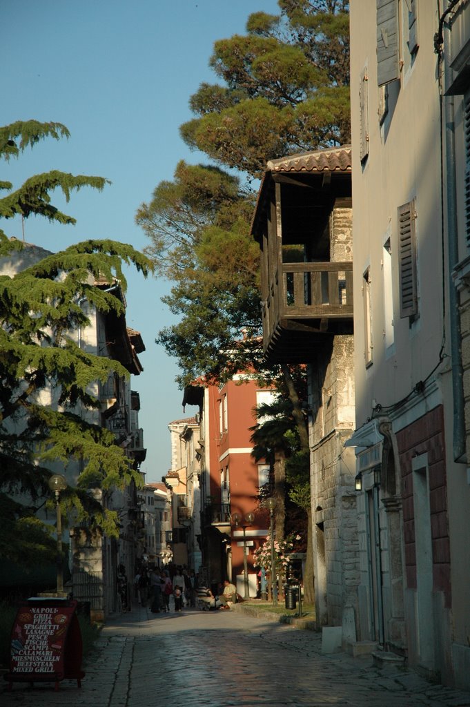 Porec, wooden balcony by fhauser