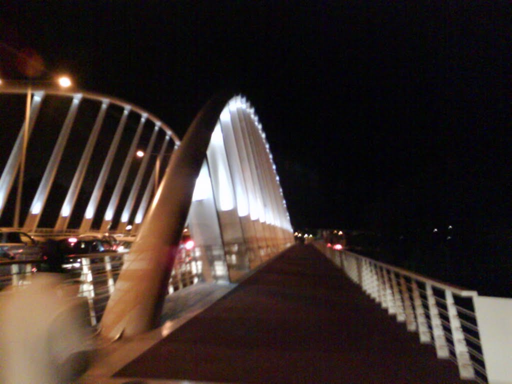 Vista nocturna del Puente de la Peraleda by Albërtûs J