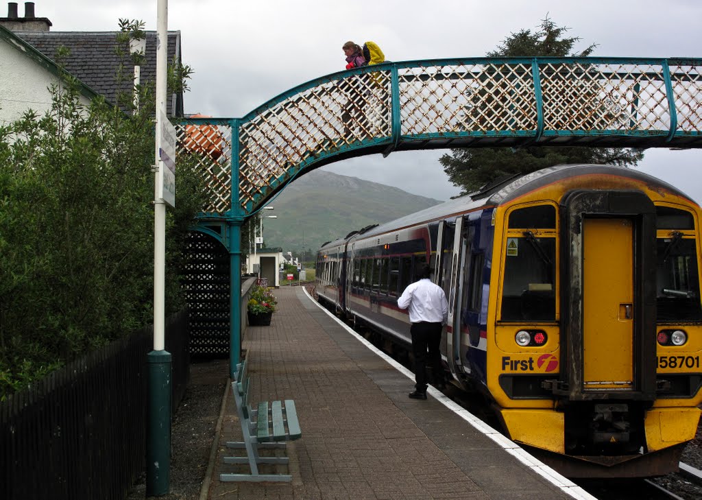 Rush-hour, Strath Carron station. by brian01