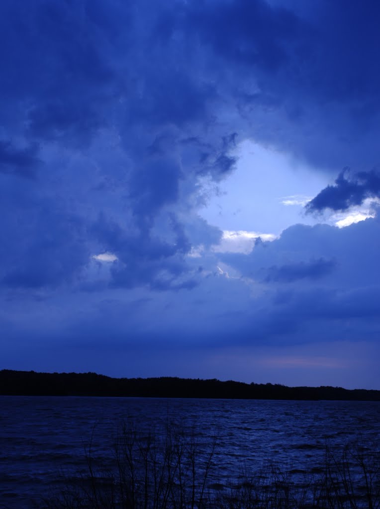 Storm clouds over Clearfork Lake by DBPicking