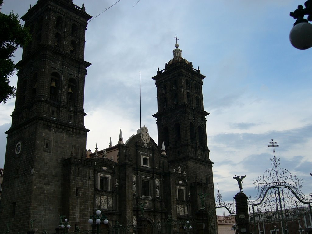 La Catedral de Puebla by Chava Pimentel