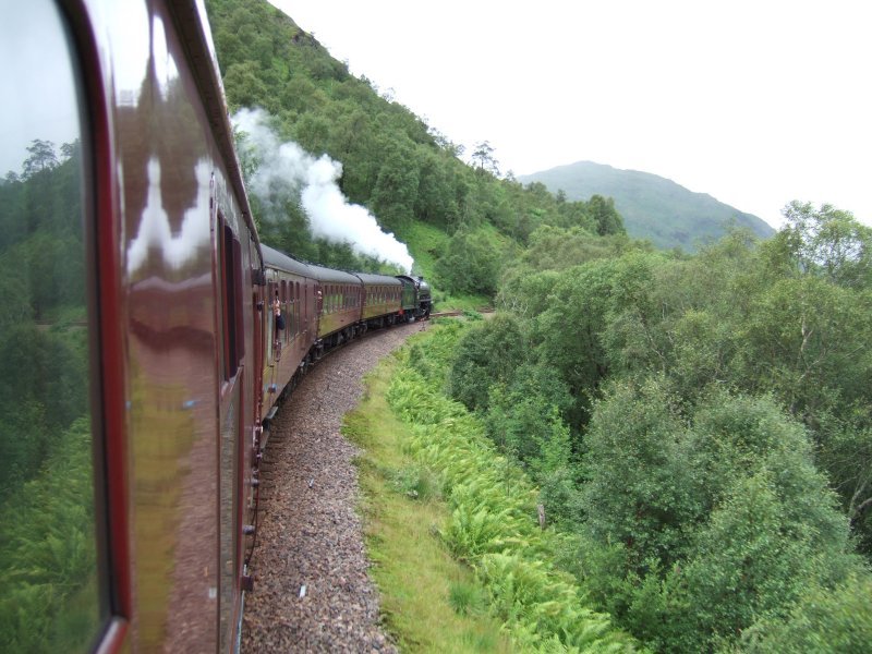 The Jacobite 62005 heading for Fort William (Photo: Sandy Johnson, London) by mogens13