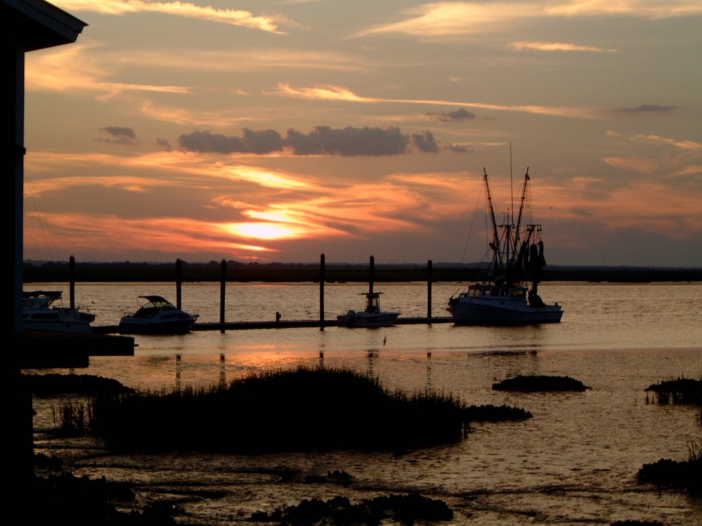 Jekyll Island, Resturant pier by Raymond J Brotherton