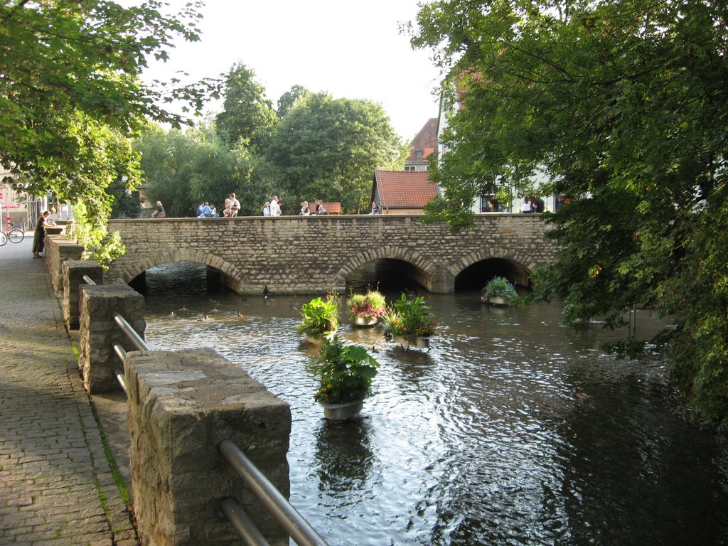 Gerabrücke an der Neuen Mühle by L.Turowski