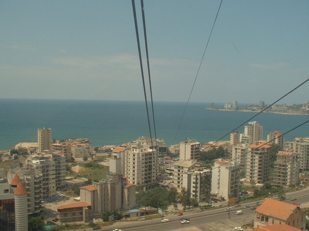 Jounieh from Telefric by Fares Bou Daher