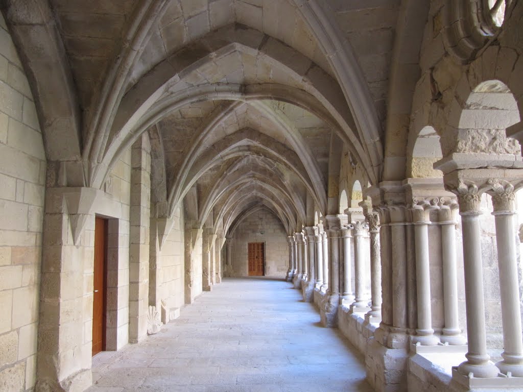 Monestir de Vallbona de les Monges (Urgell,Lleida). Claustre. by Jaume Ignasi Argilés