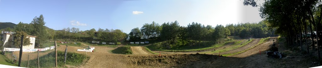 Panoramica della pista di motocross by Lorenzo Bernardi