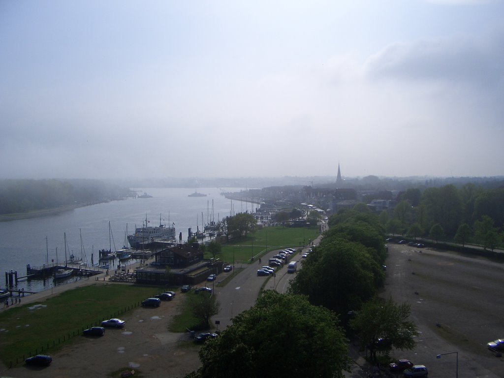 Blick vom alten Leuchtfeuer auf Travemünde by Isoproflex