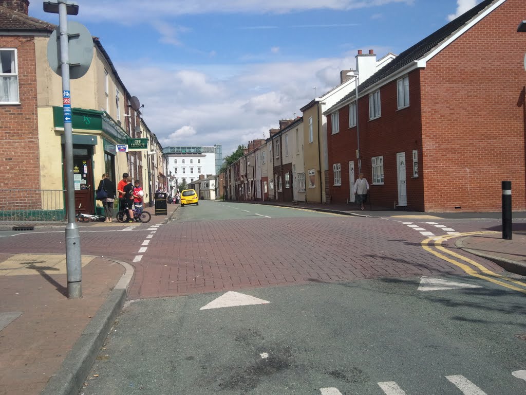 View of Mersey Road, Widnes. by Joe Blundell