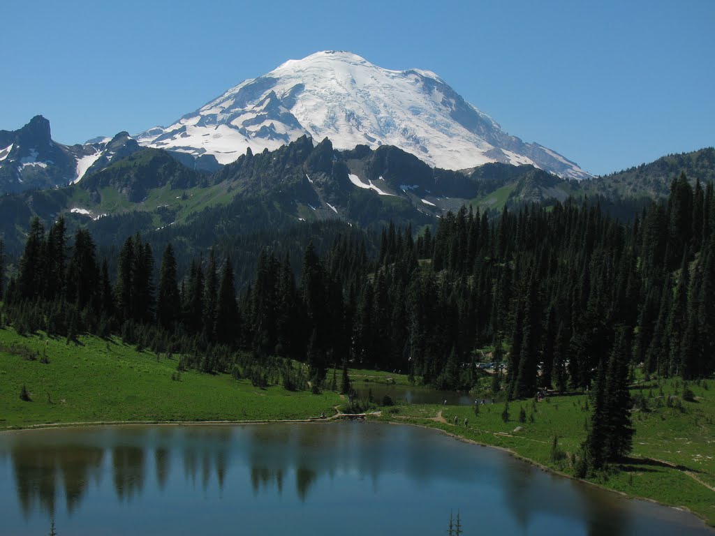 Tipsoo Lake and Mt. Rainier by Todd Stahlecker