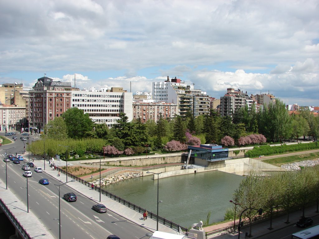 León y el bernesga desde av. de palancia y av. de salamanca by ontanilla