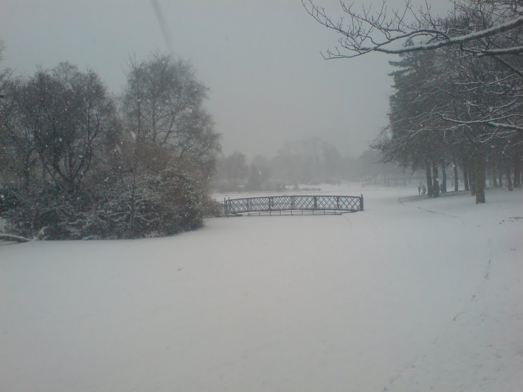 Victoria Park in the snow by mjw252000