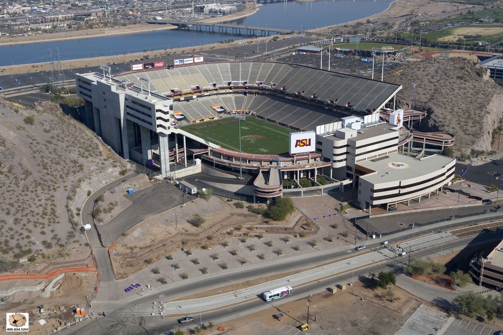 Sun Devil Stadium, Arizona St. University by Tim Roberts Photography