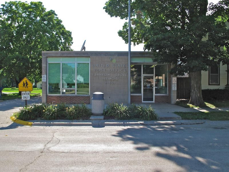 United States Post Office, Franklin Grove, Illinois by sidestreetsaturdays