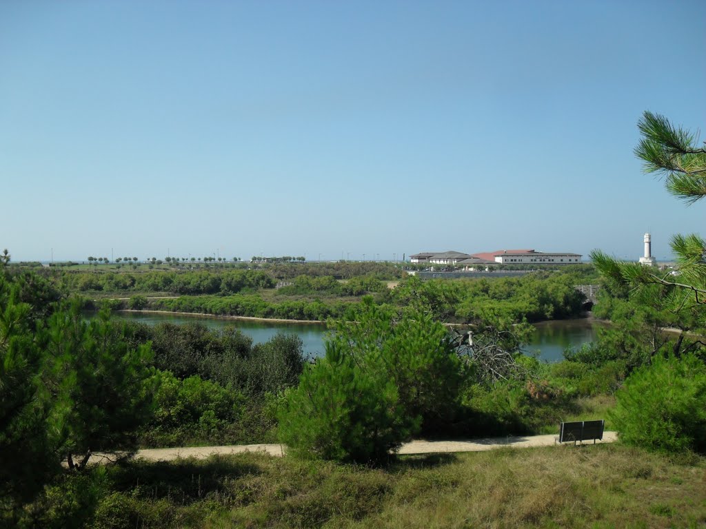 Izada vue du lac sud patinoire et sémaphore by david ollagnon