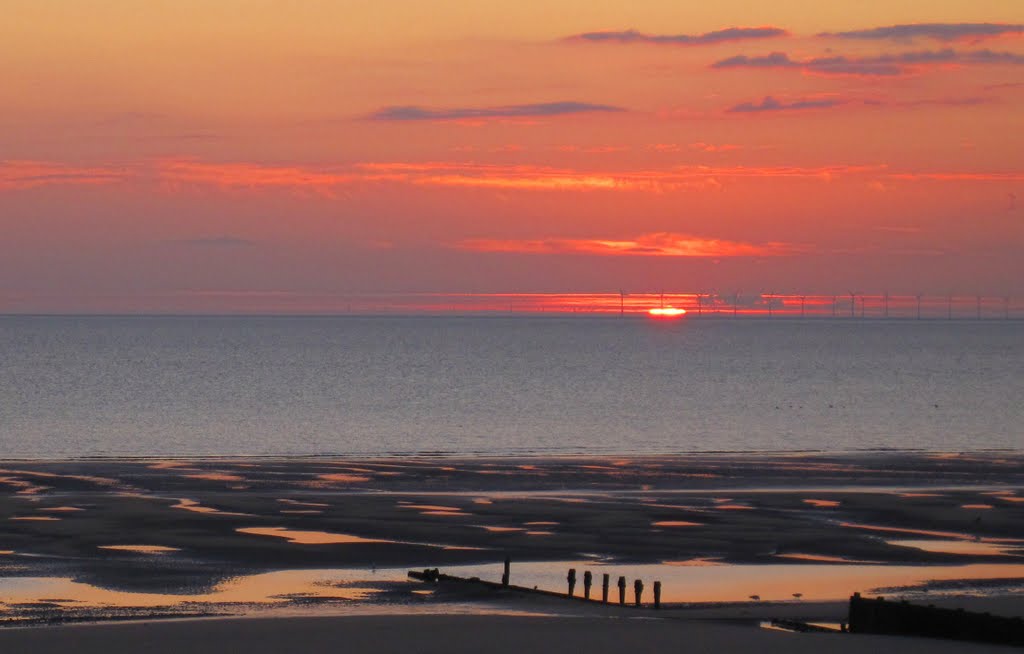 Rossall - Last Rays by Peter Connolly