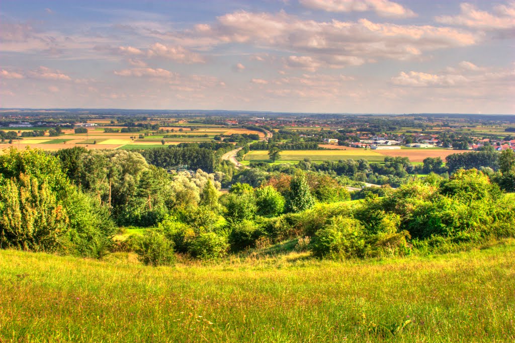 Highway to Augsburg, looking south by leone marino