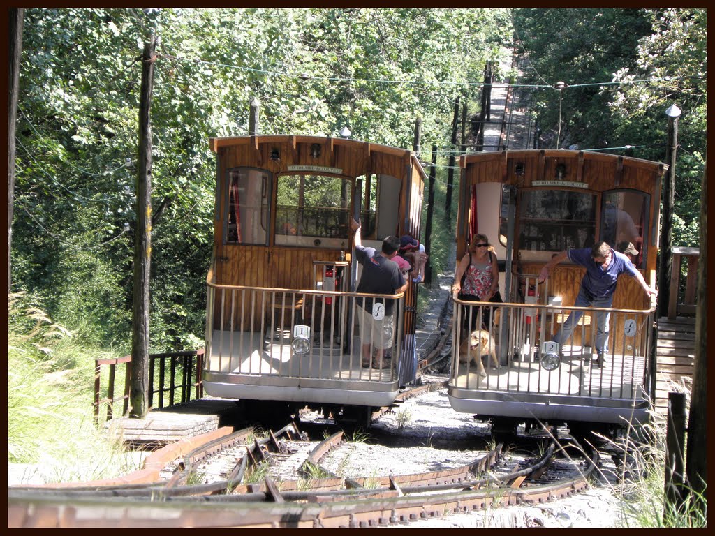 Le Finiculaire de Saint-Hilaire-du-Touvet photo prise par sylviebernard-art-bouteville.artblog.fr by sylviebernard-art-bouteville