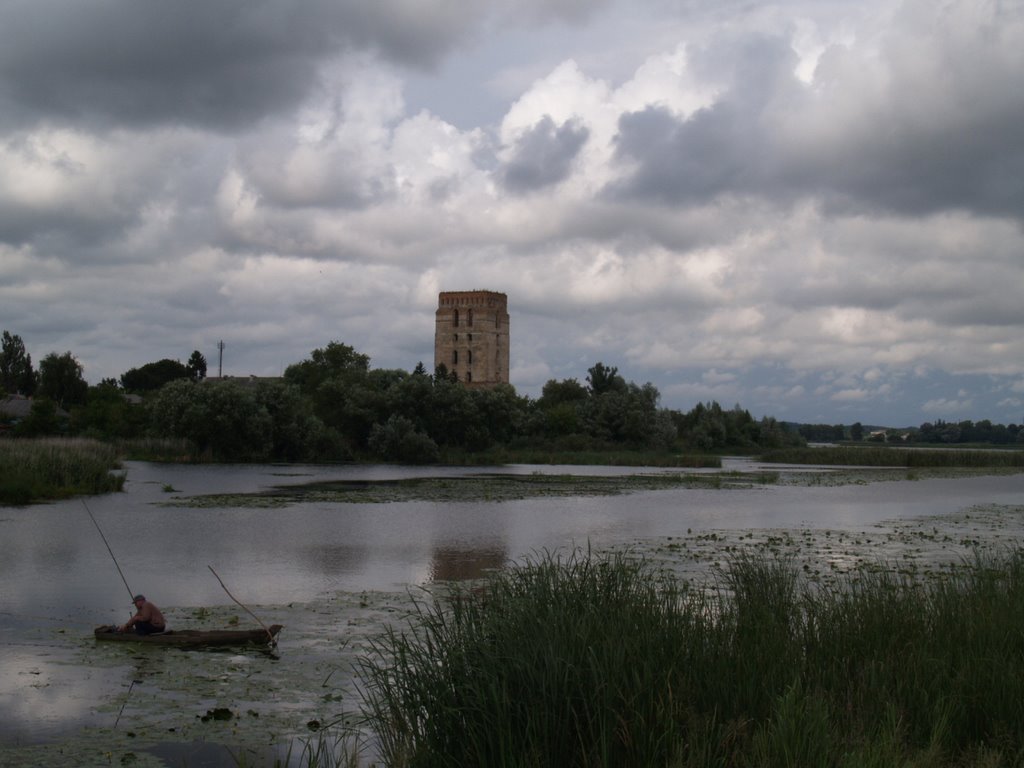 Вежа домініканського собору у Старокостянтинові, 16-17 століття by Cyrill