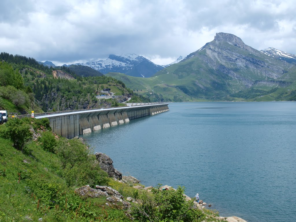 Lac de Roselend by Wim Constant