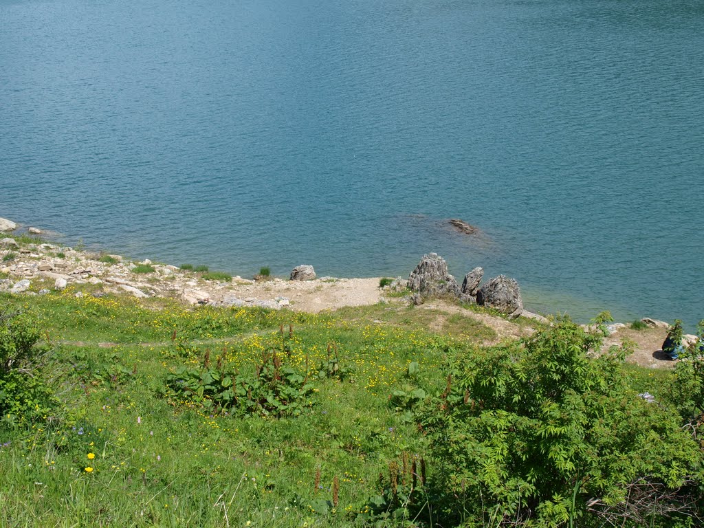 Lac de Roselend by Wim Constant