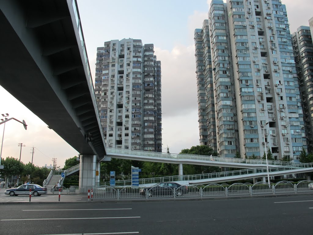 杨高中路云山路口天桥 by 江上清风1961