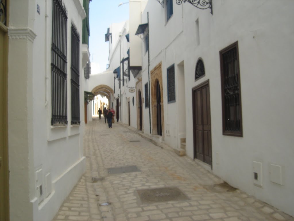 Tunis Medina - pacha street by alpkangunay