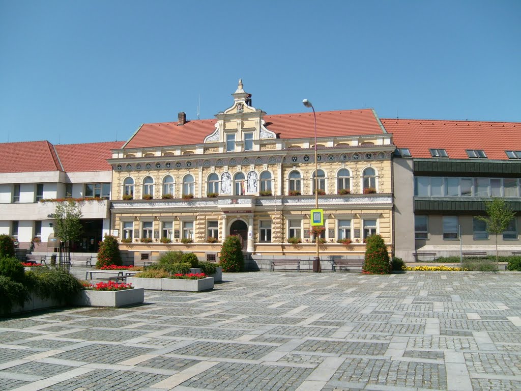 Milevsko Markt, Rathaus by Andreas Schumann