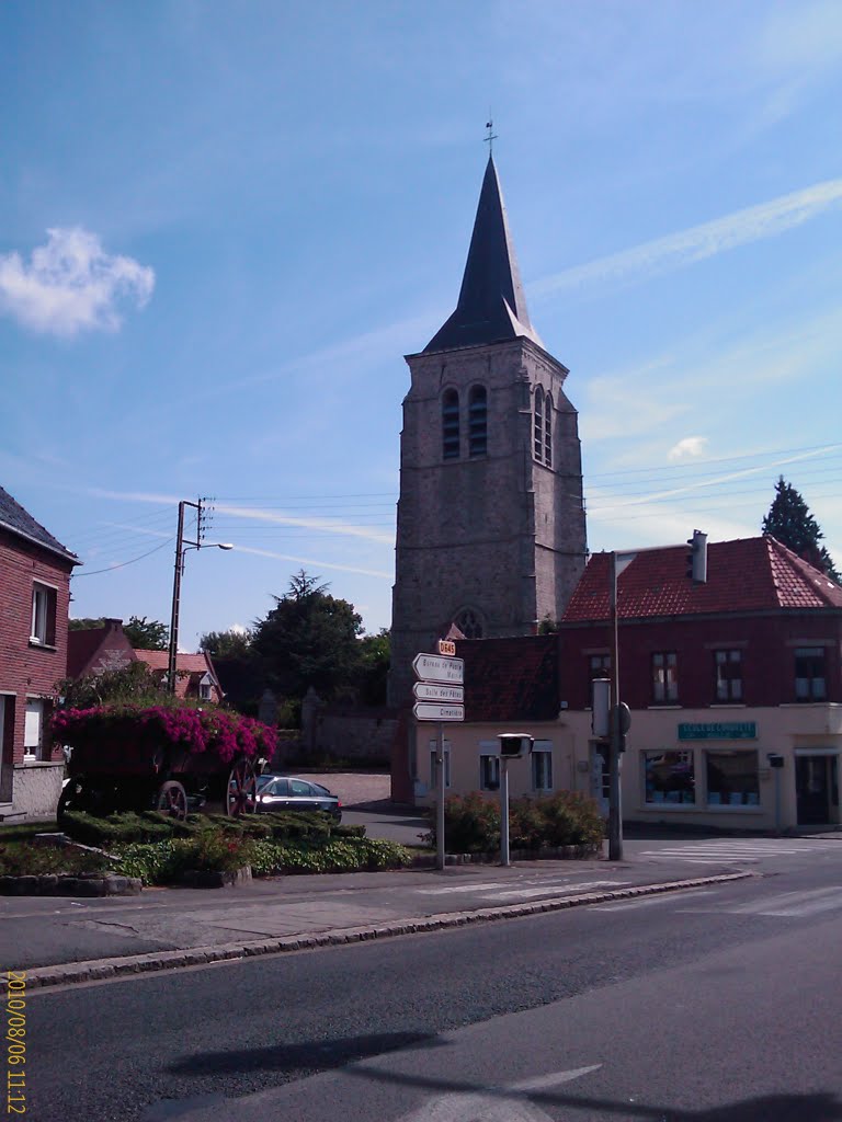 Eglise de Lewarde by Serge Ottaviani