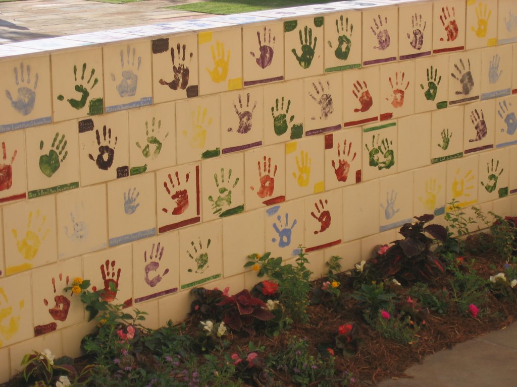 Childrens Handprints at OKC National Memorial by jmiser