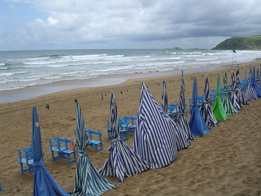 Zarautz playa by Lupe Landero