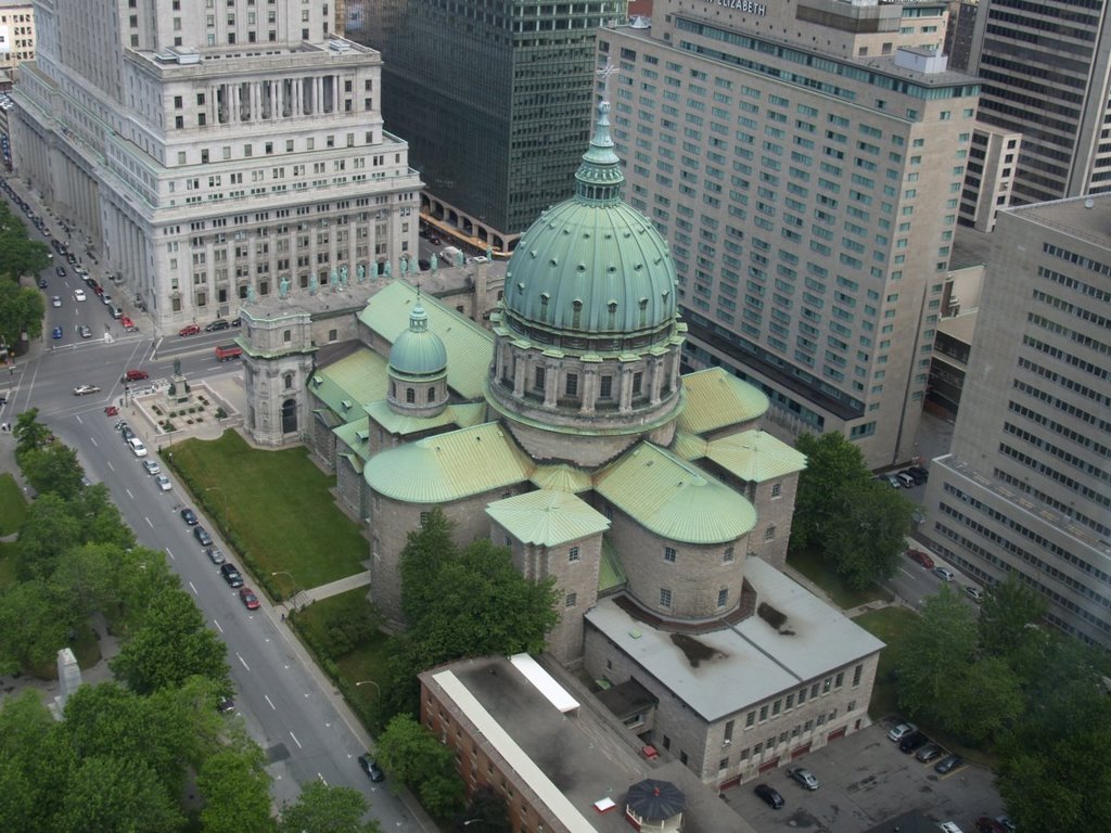 Canada, Montreal, Marie Reine Du Monde Church by Martin Politick