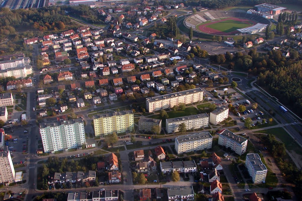 Osiedle Góre i stadion przy Żeromskiego by Krzysztof Struś