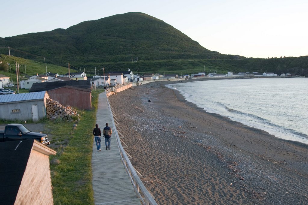 Trout River Boardwalk at Sunset by dmacbeth