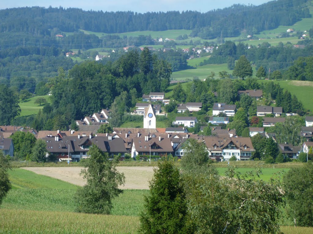 Dürnten mit Chilchberg by digitalfotoarchiv.ch