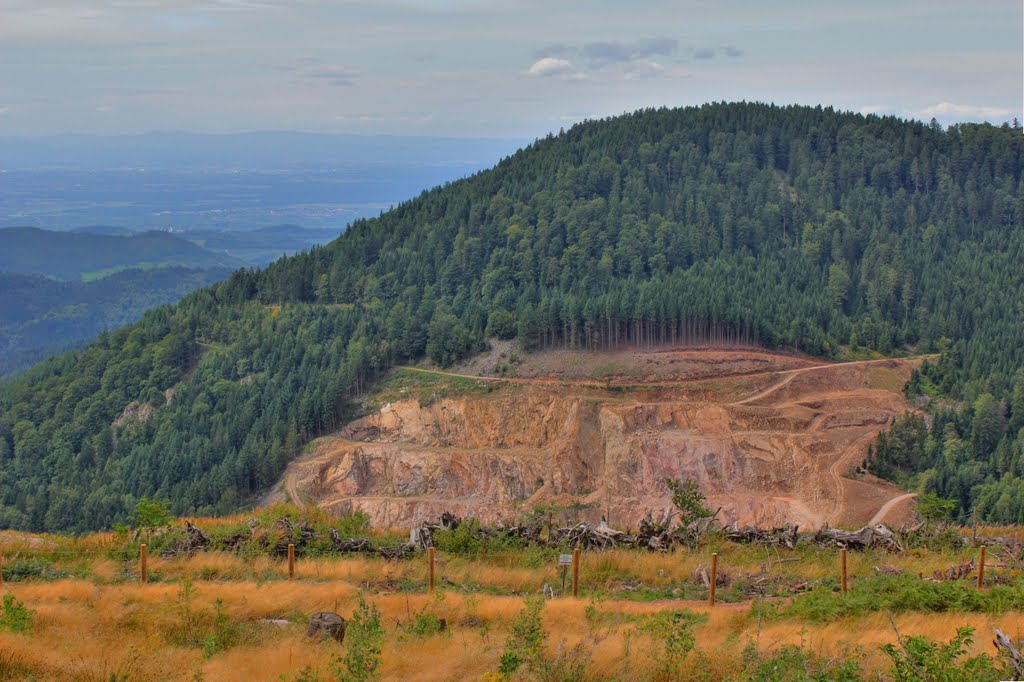 Steinbruch neben der Schwarzwaldhochstraße / Stone quarry near the Black Forest high street by Ralf Steib