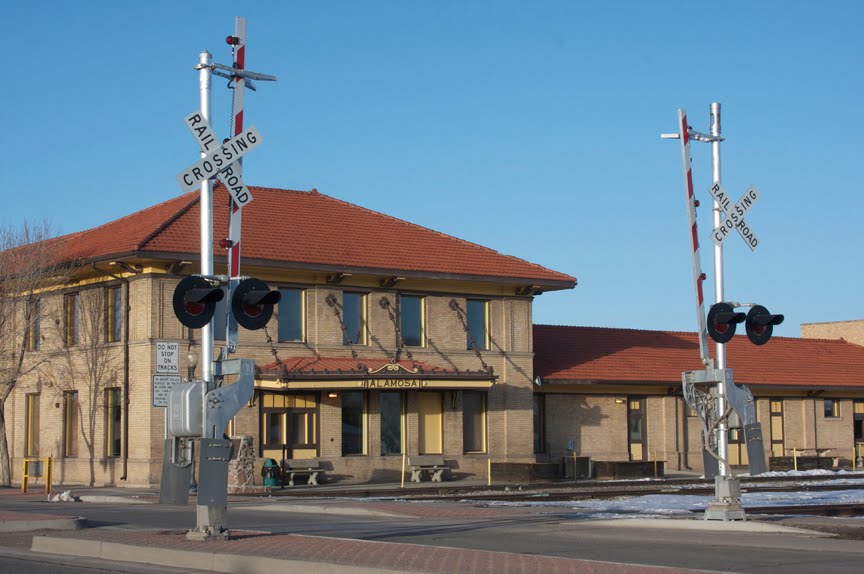 Alamosa train depot by Mike Rosso