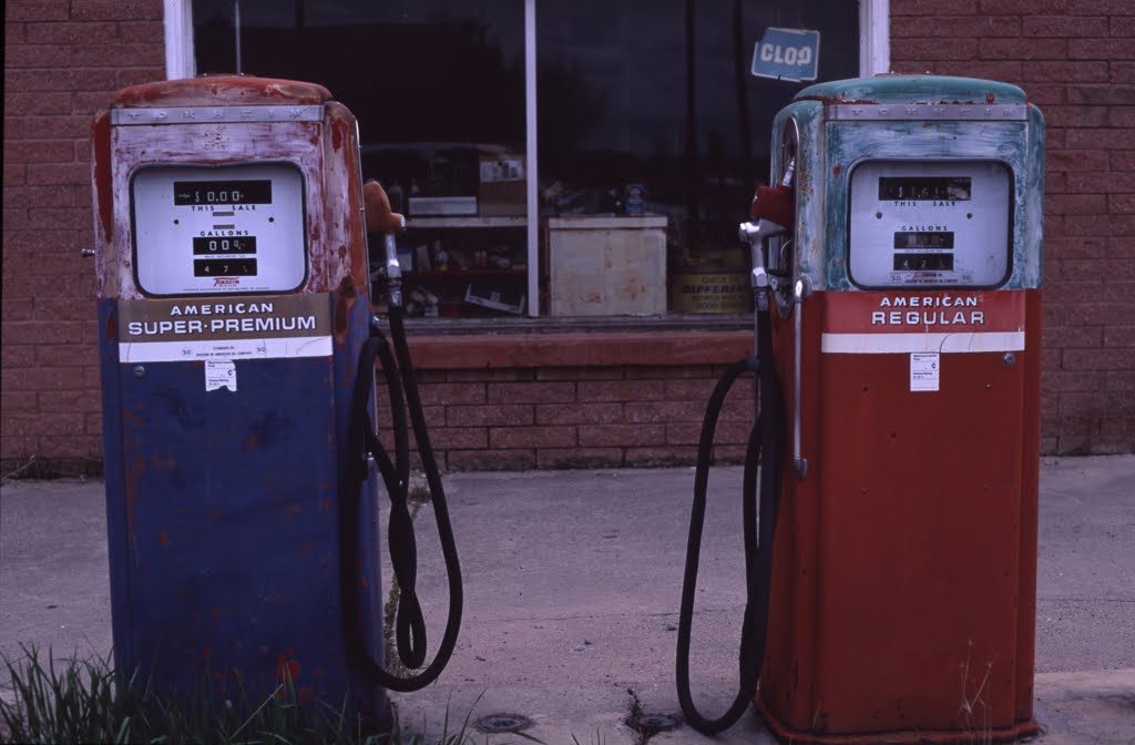 Old Gas Pumps by Ross Dean Mitchell .com