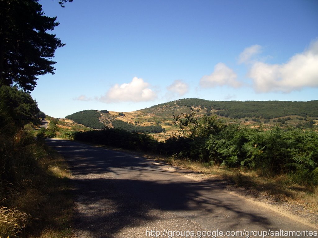 Carretera hacia La Garganta by ruta-gps.com