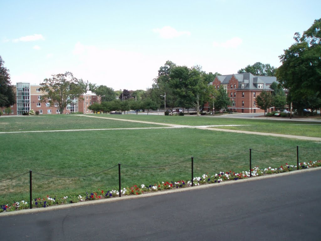 The Quad in front of Boyden Hall, Bridgewater State University by Andrew Vidal