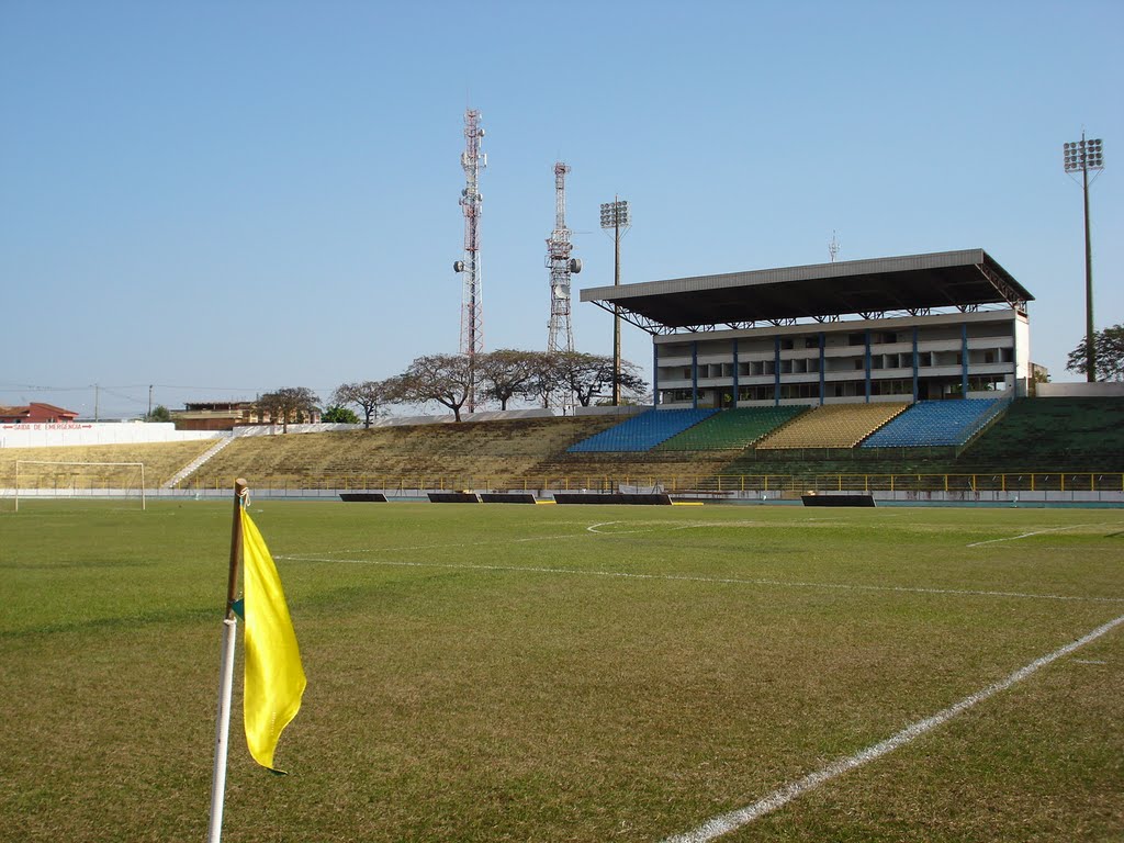 The Zezinho Magalhães Stadium, of E.C. XV de Novembro de Jaú by RNLatvian